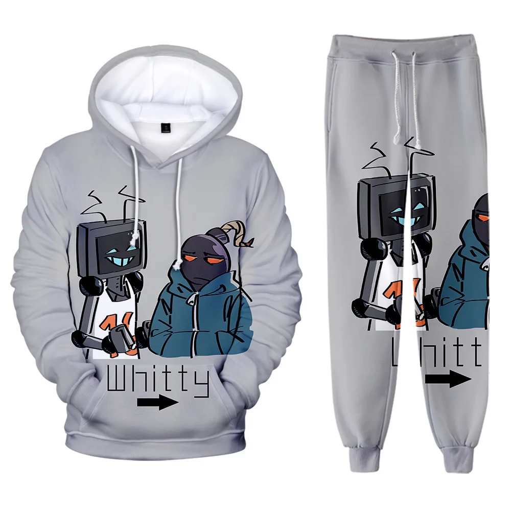 

Friday Night Funkin Sweatshirt 3D Two Piece Set Hoodie+Jogger Pant Kids Harajuku Streetwear Hoodies+Sweatpants Sets Men Women Se