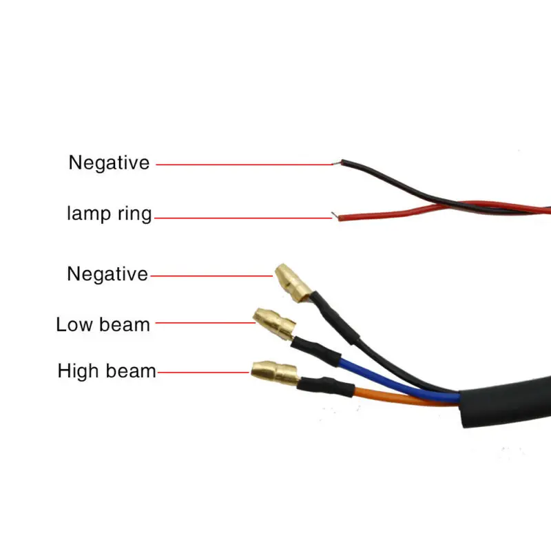 6.5in светодиодный фара для мотоцикла белый ангельские глазки Halo Кольцо Harley Cafe Racer