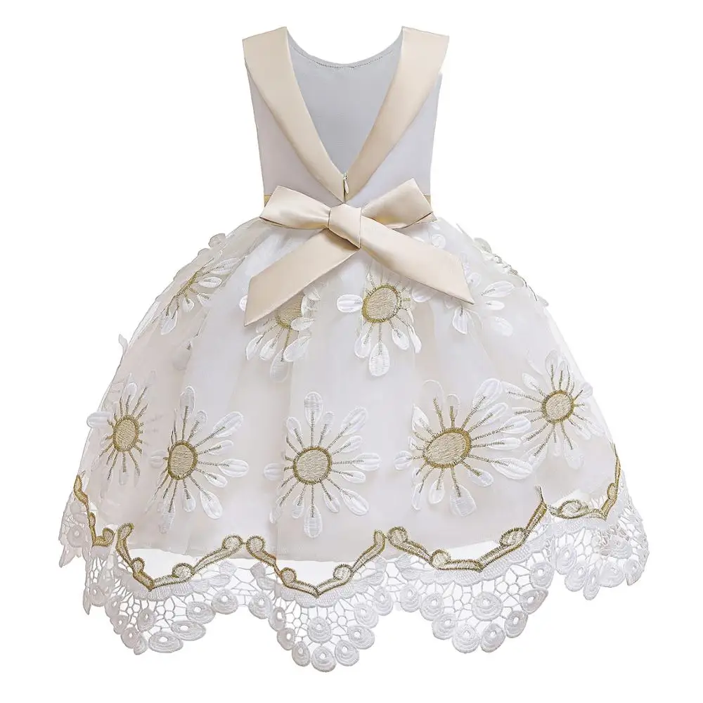 Вечернее платье-пачка для девочек элегантное кружевное платье с цветочной