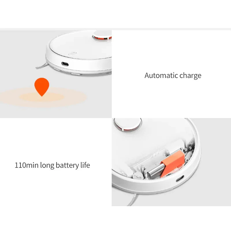 Xiaomi для уборки Mijia моющий робот-пылесос 2100Pa 360 градусов лазерный сканирующий СПД