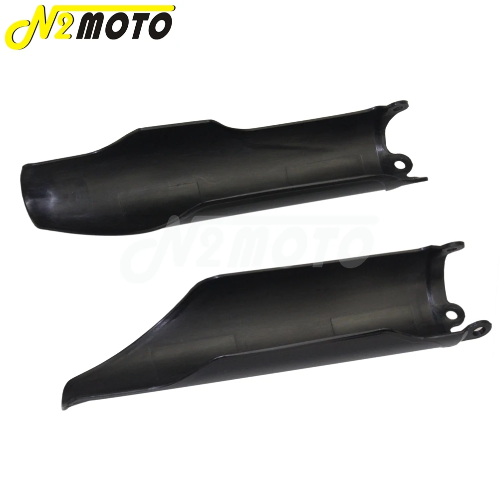 Черные защитные чехлы на переднюю вилку накладки вилки для Honda CR125 CR250 CR500 CRF250R CRF450R