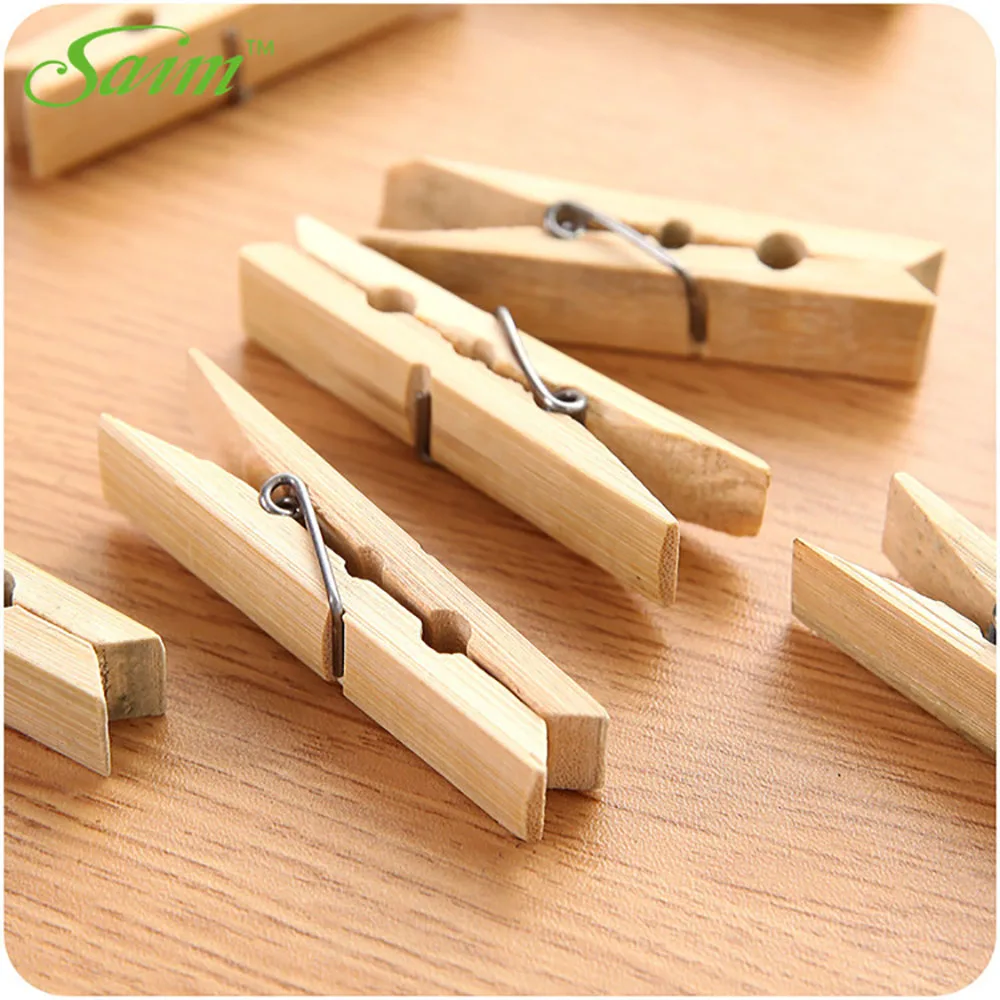 20 шт. прищепки для одежды из бамбука|Бельевые прищепки| |