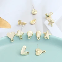 10pcslot star love peach heart clover charms for necklaces pendants earrings diy kc gold charms handmade jewelry finding making