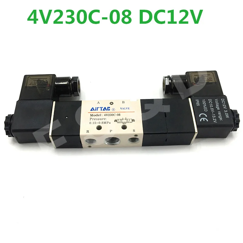 4В 230c 08 DC24V DC12V AC220V 4V230P 4V230C 06 AC24V Air пневматический клапан детали 4V200 series|pneumatic