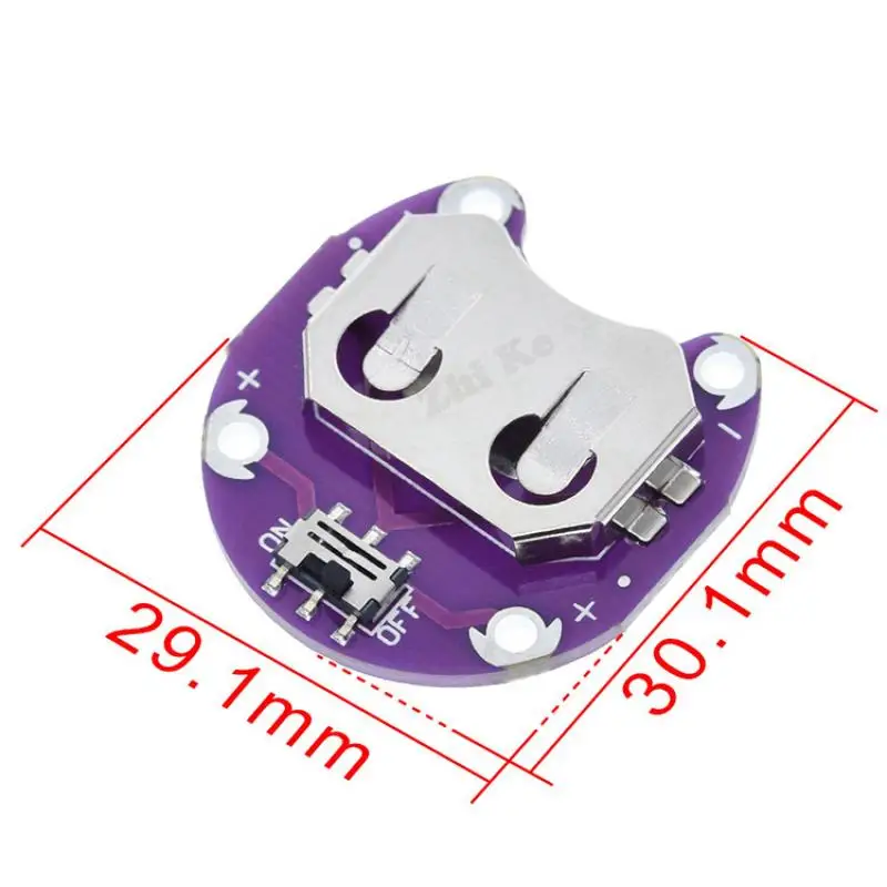 Держатель для аккумулятора LilyPad CR2032 модуль крепления батареи arduino Комплект
