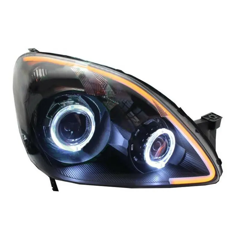 Автомобильные ксеноновые Halo линзы фар прожекторов DRLXenon сборка для Honda CR V 2002 2003