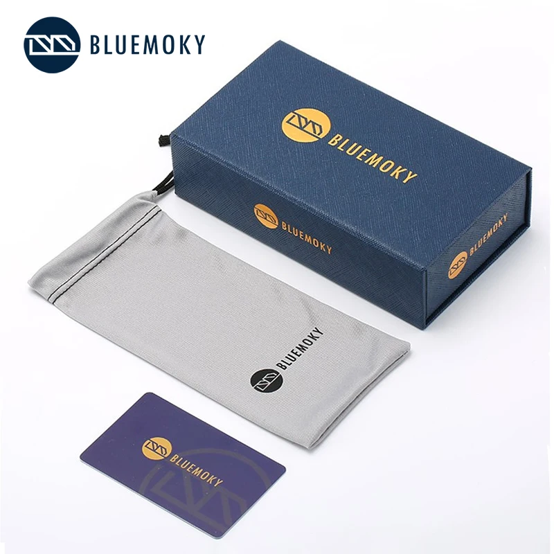 

BLUEMOKY Acetate Square Prescription Eye Glasses For Men Anti Blue Light Lens Business Spectacle Frame Myopia Optical Eyeglasses