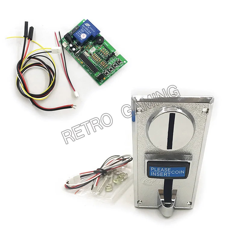 Регулируемый Селектор для нескольких монет и плата управления таймером