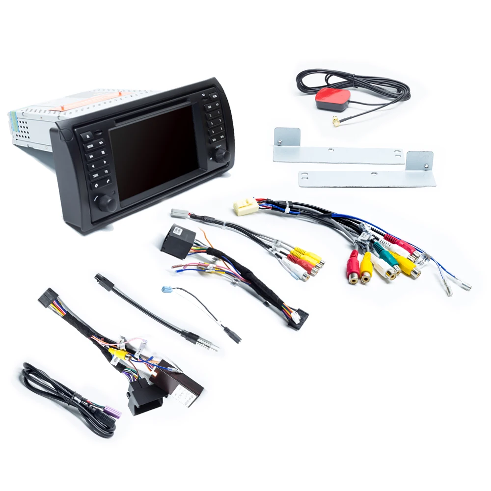 IPS DSP Qcta Core 1 din Android 11 Car Radio DVD Head Unit For BMW X5 E53 Multimedia GPS Navigation Audio Stereo 4+64GB | Автомобили и