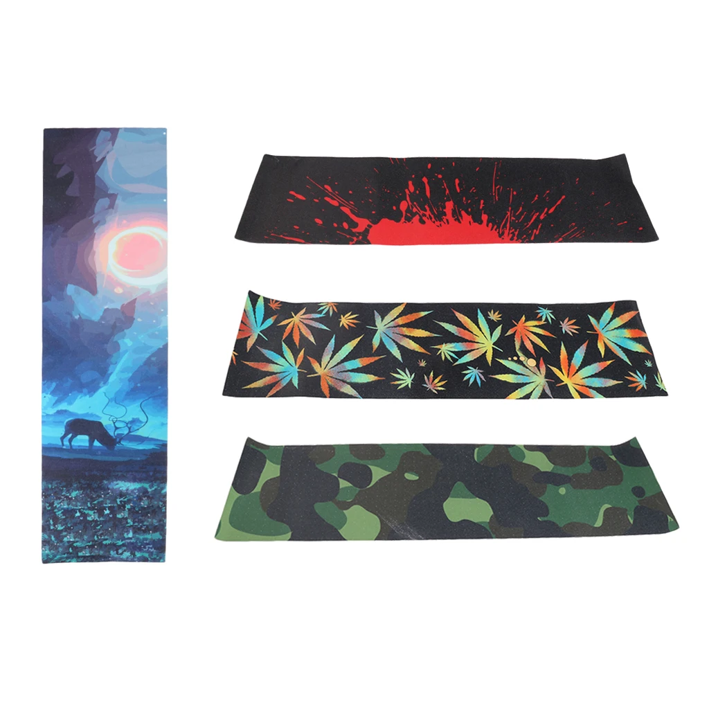 Водонепроницаемая Нескользящая Наждачная лента для скейтборда Griptape PCV Mini Longboard