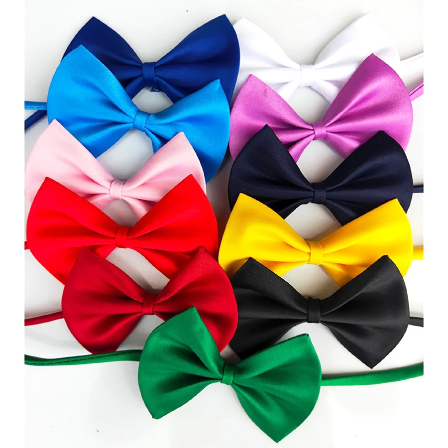 Детский галстук бабочка синий красный черный белый зеленый для мальчиков и