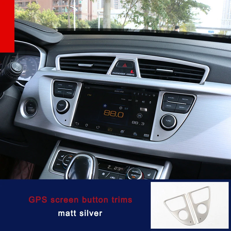 9 Lsrtw2017 для Geely Boyue Atlas Автомобильный Центральный контроль передач окна вентиляционные планки внутренние аксессуары - Название цвета: 9