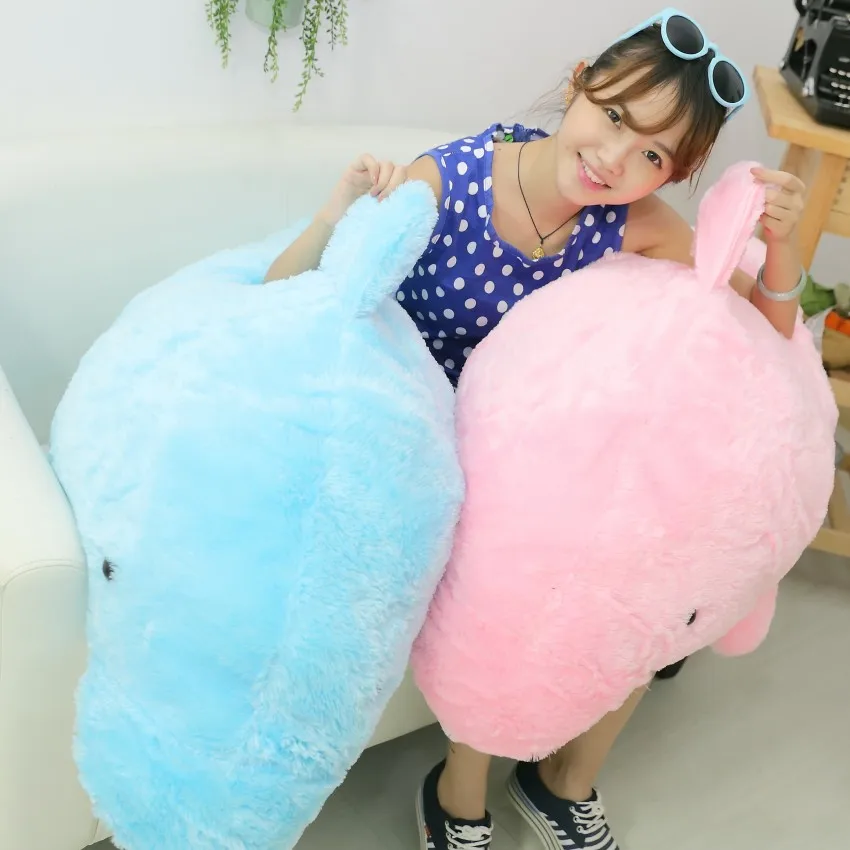 Розовый Голубой дельфин плюшевая игрушка игрушки детские мягкие pelucia Сезон Зима