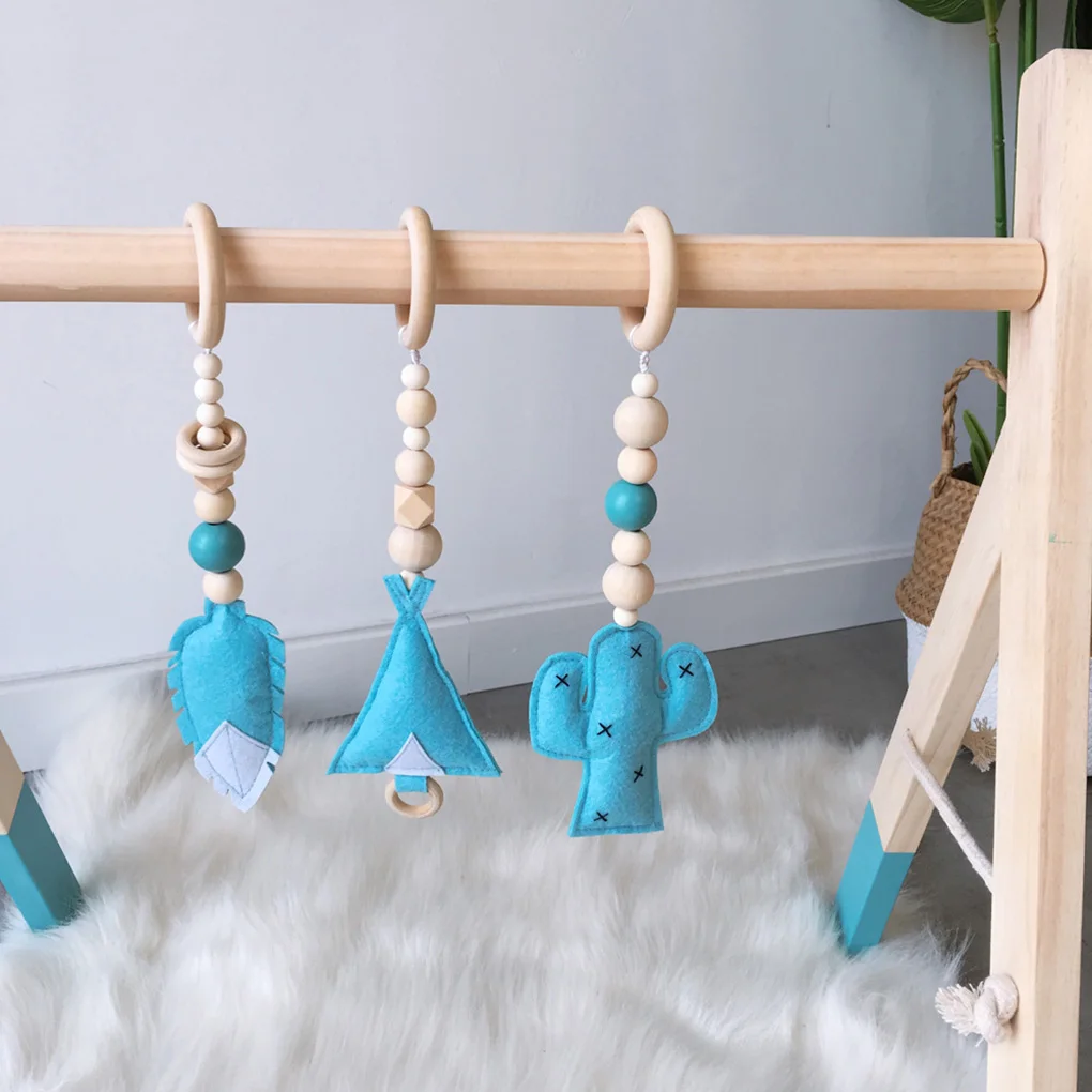 Деревянная погремушка в скандинавском стиле 3 шт./компл. | Игрушки и хобби