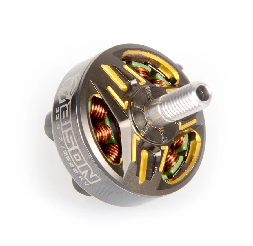 Двигатель для фристайла RCINPOWER BISON 22,5-7, КВ, КВ, 6S, для радиоуправляемых FPV гоночных фристайлов, дальнего радиуса 5 дюймов, детали для Дронов 6S