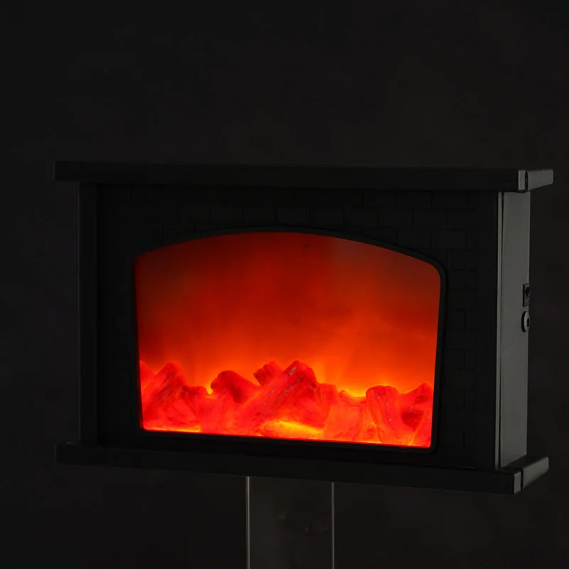 

Led Simulation Fireplace Flame Light Nordic Style Christmas Ornament Home Decoration DFDS889