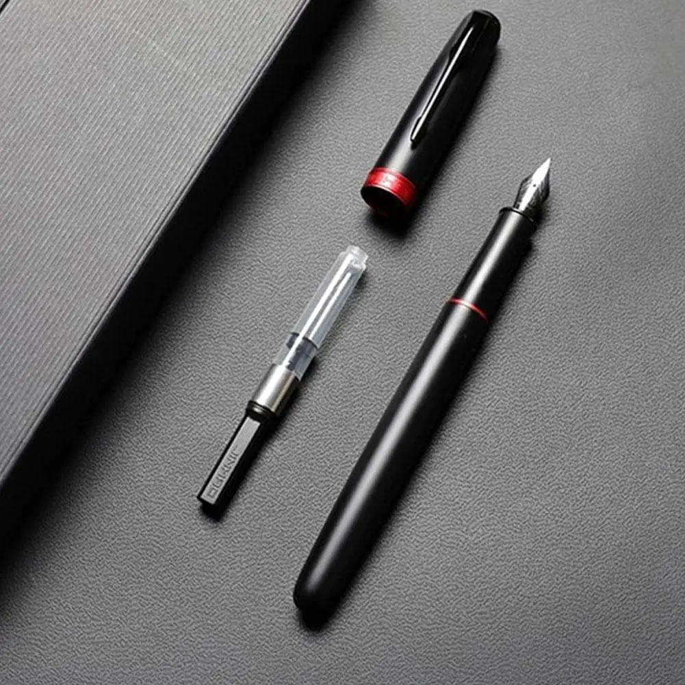 

1Pc Metal Fountain Pen Calligraphy Pen Extra Fine Tip Texture Pens School Office For Business Gifts Ink Writing Excellent S K0X4