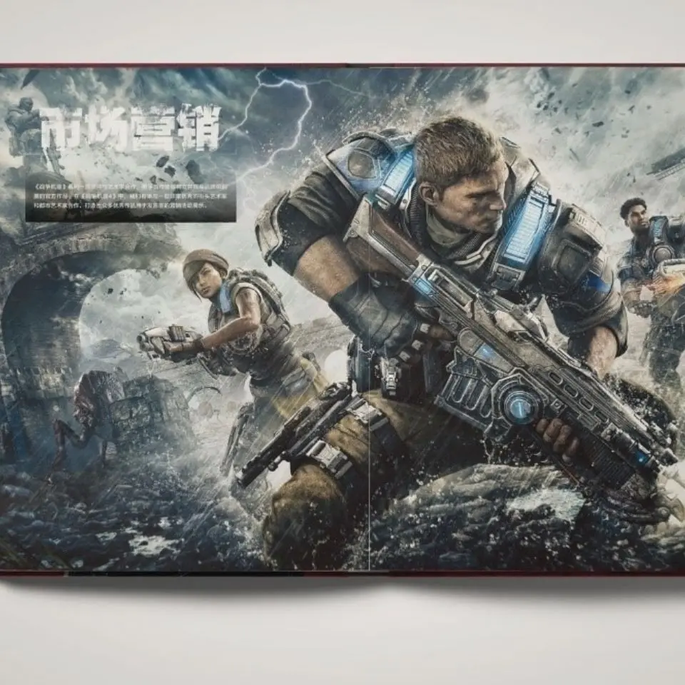 Gears of War 4 Art Setting Collection Sci-Fi Painting Book | Канцтовары для офиса и дома