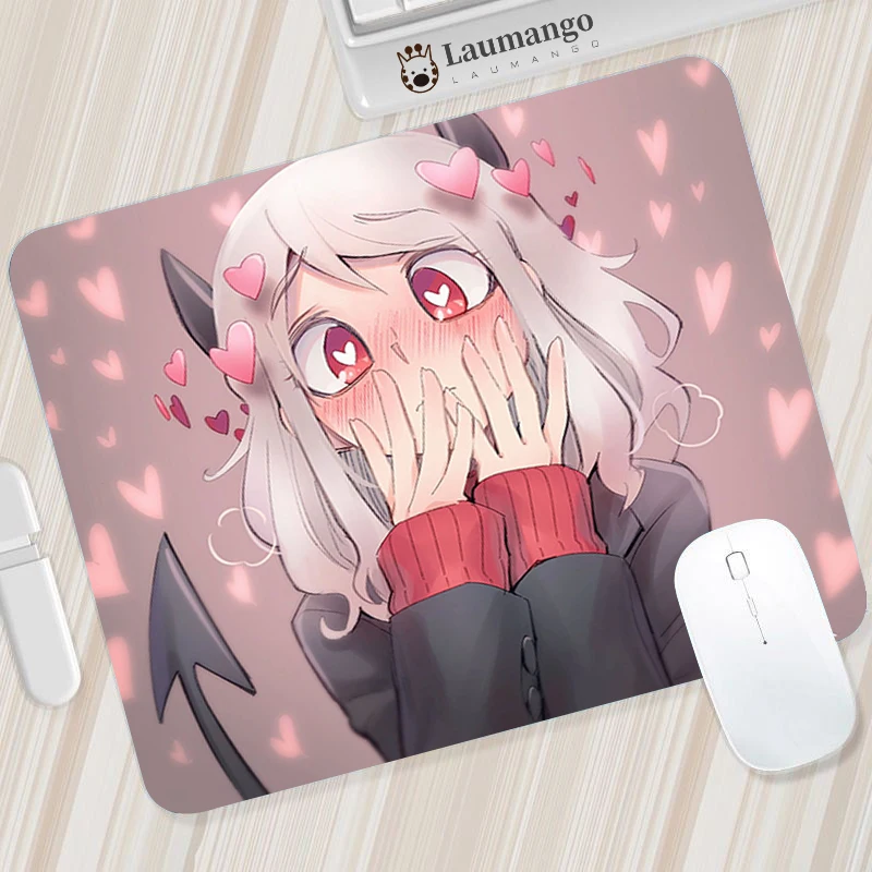 Cheap Gaming Laptop Gamer Mouse Mats Helltaker For Computer Mouse Table Pads Mousepad Speed Mausepad Pc Gamer Complete Kawaii