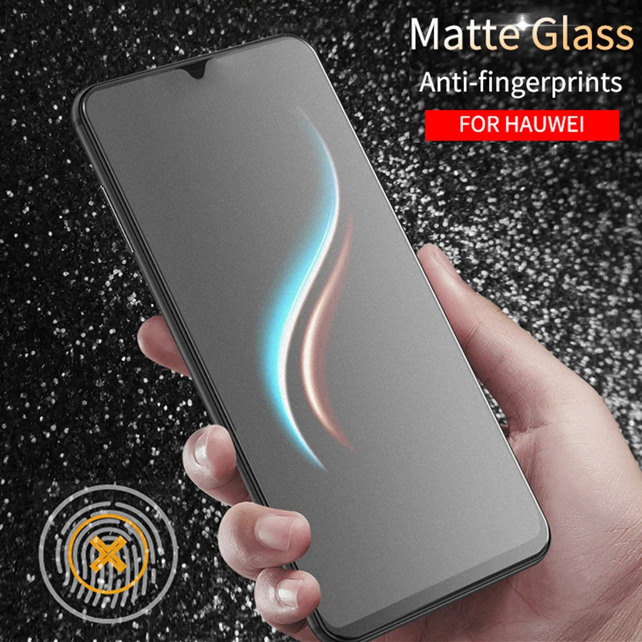 

Full Cover Matte 9H Tempered Glass For Huawei P20 P30 P40 Lite Nova 4e Screen Protector Film Anti No Fingerprints