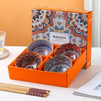 tableware set gift box household ceramic tableware gift exquisite packaging can be given to relatives and friends