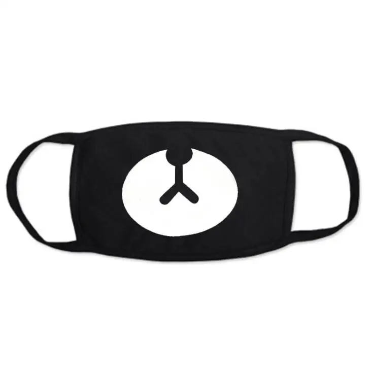 Для мужчин и женщин Kpop маска зимняя Лыжная милые зубы улыбающееся лицо медведя