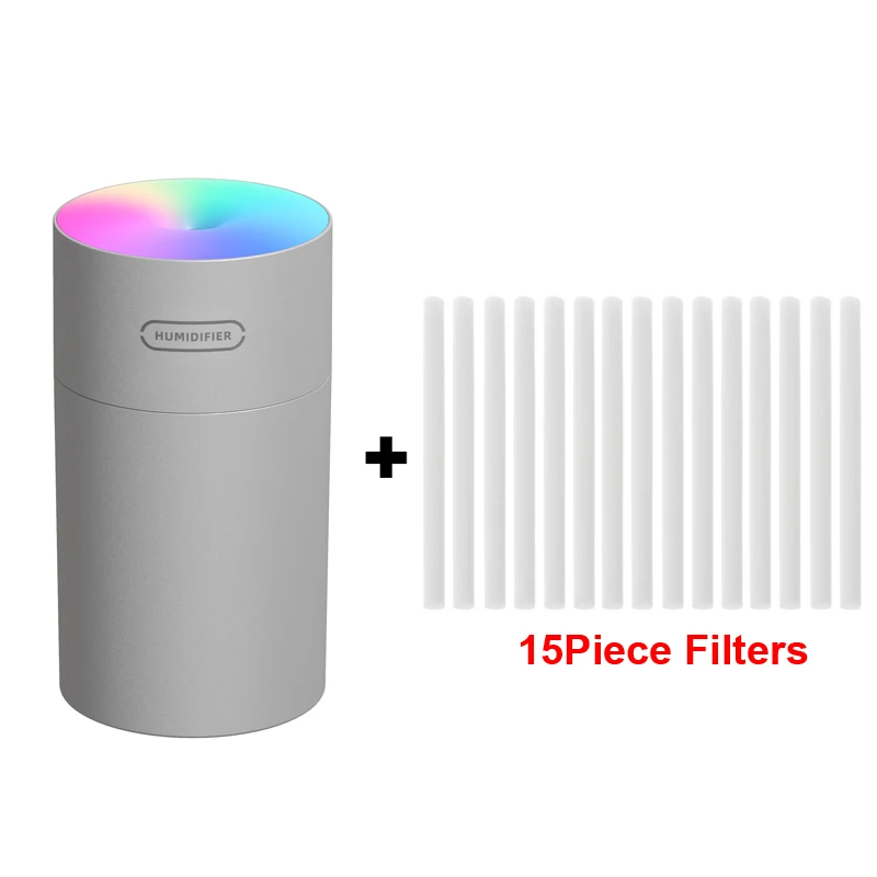 

270ml Colorful Cup Air Humidifier Upgraded Version Of The The Second Generation Ultrasonic Aroma Diffuser Purifier With 7 Colors