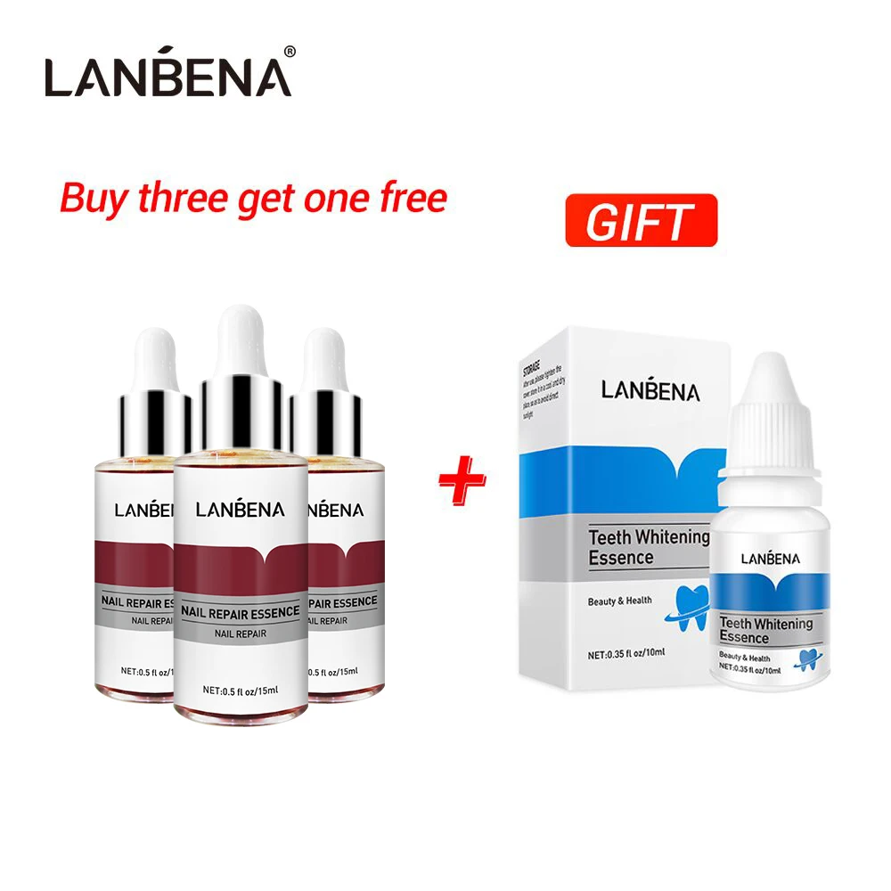 

Эссенция LANBENA для восстановления ногтей, сыворотка, Лечение грибка ногтей, удаление онихомикоза, 3 шт. + отбеливающая эссенция для зубов