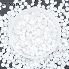 JUNAO оптовая продажа SS6 SS8 SS10 SS12 SS16 SS20 неоновые белые Блестящие Стразы для ногтей Клей на стекле хрустальные украшения