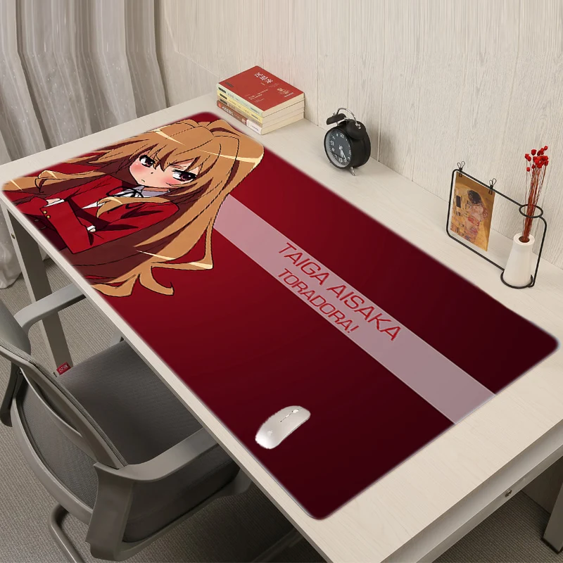 

Toradora Hot Pad Gaming Mouse Anime Pads Large Gamer Mause Mat Rug Desk Computer Girl Carpet Xxl Keyboard Accessories Kawaii for