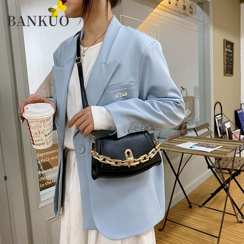 

BANKUO 20201 Hot Sale Totes Purses and Handbags Saddle Bag Synthetic Leather Vintage Women Messenger Bag Crossbody Bags Z29