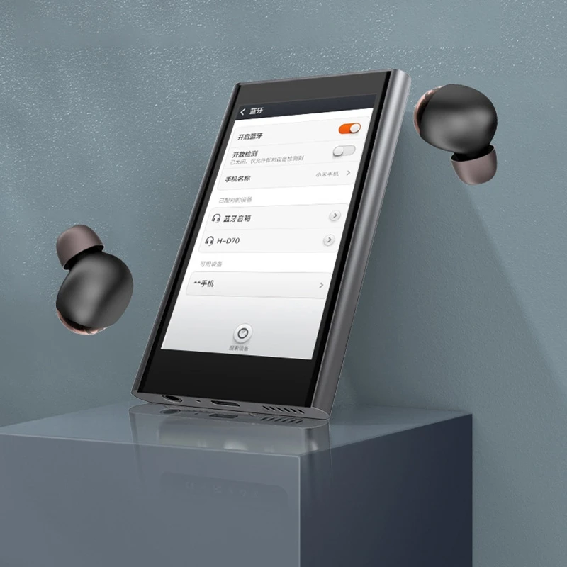 Wi-Fi MP4-плеер с Bluetooth 4-дюймовый IPS-экран 8 ГБ без потерь MP3-плеер поддержка приложения
