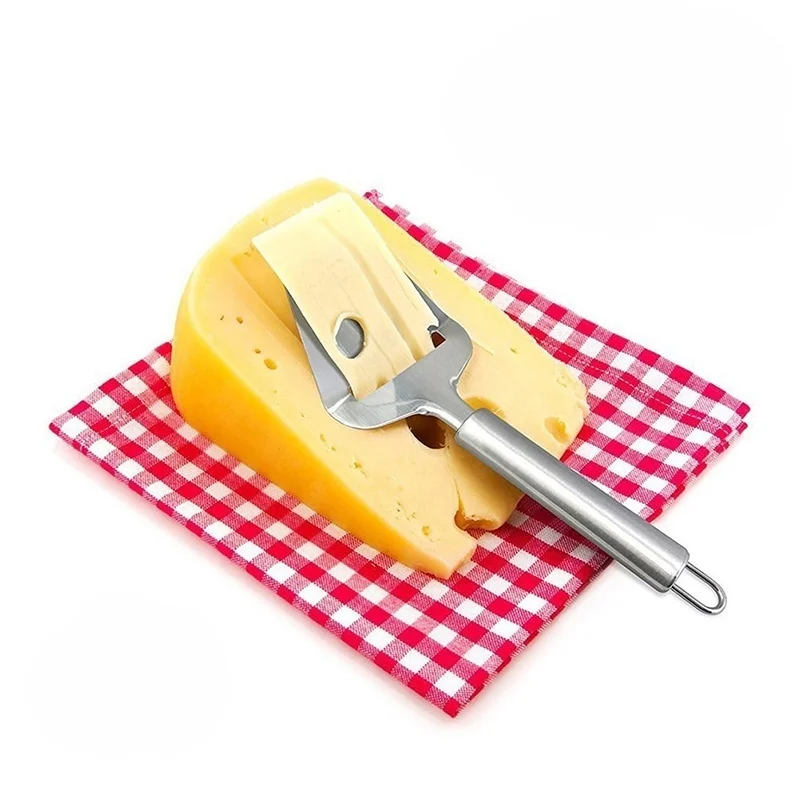 

Kitchen Cooking Cheese Tools Silver Stainless Steel Cheese Peeler Cheese Slicer Cutter Butter Slice Cutting Knife