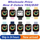 Смарт-часы Y68 разных цветов, оптовая цена со скидкой, часы для мужчин и женщин, спортивный ремешок, D20, Смарт-часы D20s, часы PK IWO13