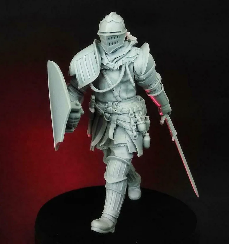 1/24 75 мм старинный воин подставка с мечом модельная фигурка из смолы наборы