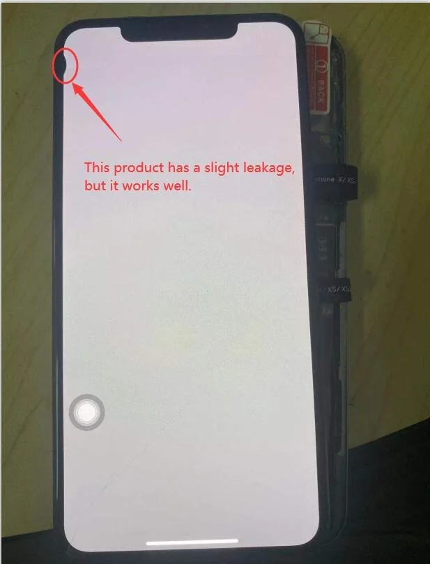 Pantalla t&aacute;ctil LCD para iPhone X, repuesto de digitalizador, con un poco de imperfecciones, 100%-5