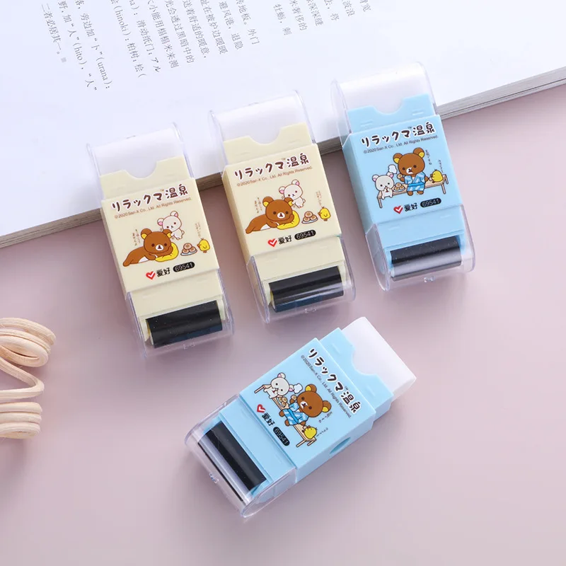 

Creative Three-in-one Eraser Pencil Sharpener, Cute Children's Cartoon Student Stationery Items School Supplies