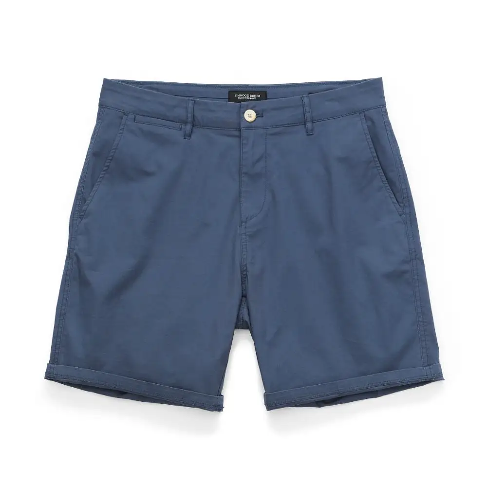 

Simwood 2021 Zomer Nieuwe Enzym Gewassen Shorts Mannen Klassieke Knielengte Effen Kleur Broek Hoge Kwaliteit Plus Size Shorts