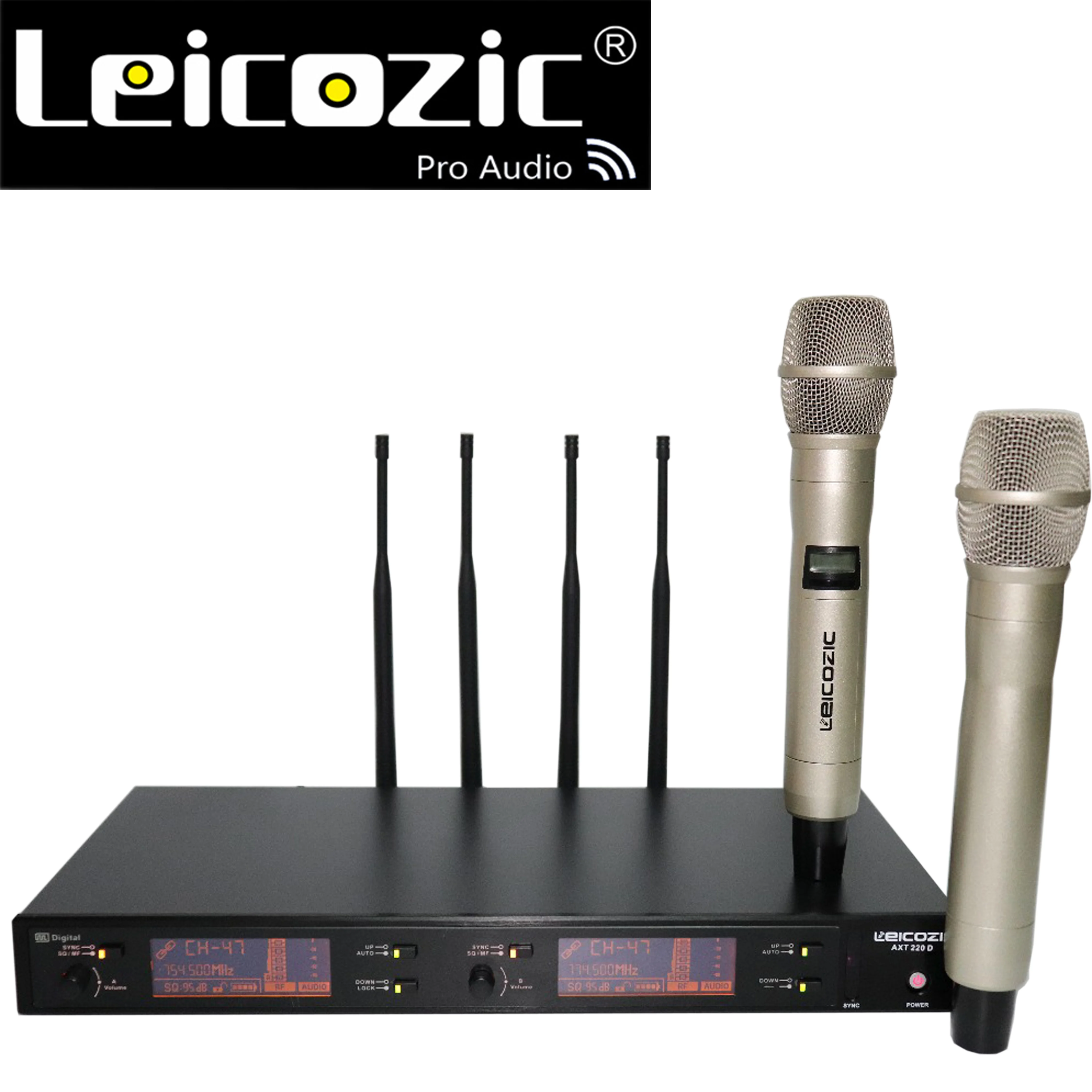 Leicozic ATX220D цифровой беспроводной микрофон профессиональный pll истинное
