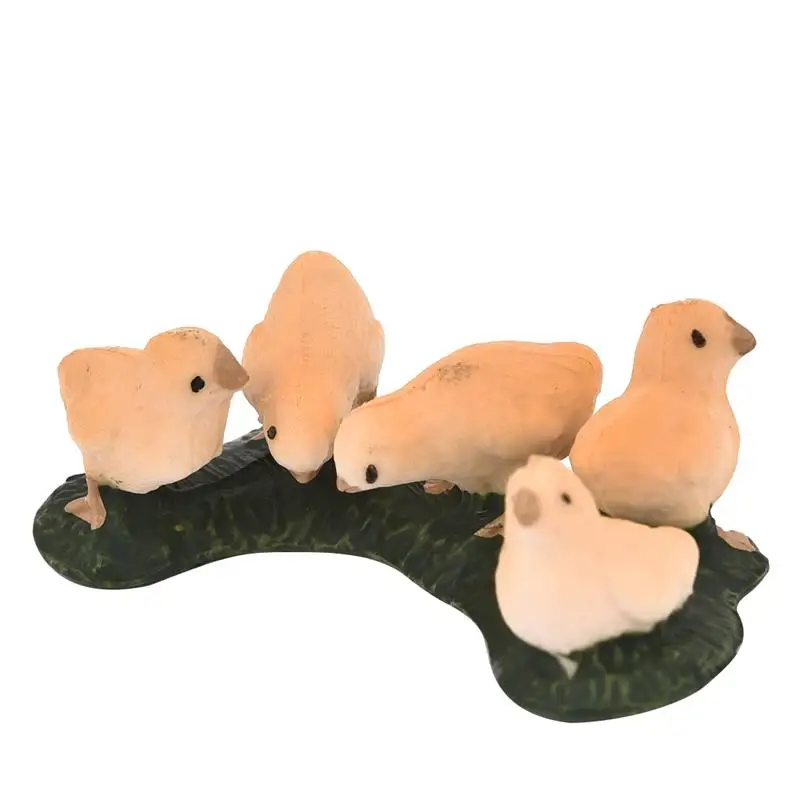 7 стиль муляж курицы утка гусь фигурки модель животного на ферме домашний декор