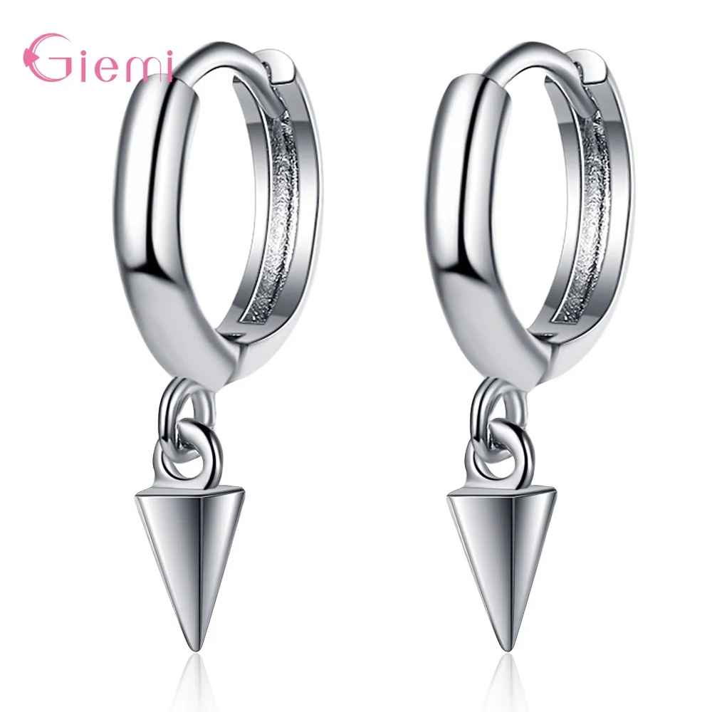 

New Arrival 925 Sterling Silver Black Gothic Earrings For Women Girls Trendy Anniversary Gift Wholesale