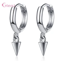 new arrival 925 sterling silver black gothic earrings for women girls trendy 2020 anniversary gift wholesale