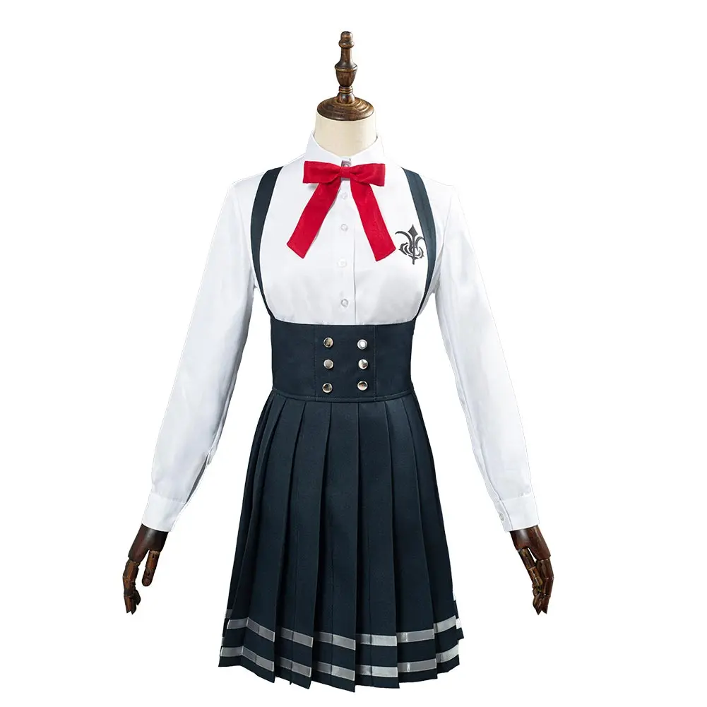 Danganronpa V3 Shirogane Tsumugi Cosplay Costume School Uniform Skirts Outfits Halloween Carnival Costumes | Тематическая одежда и
