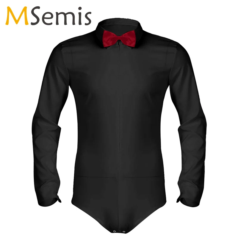 Мужские рубашки для латинских танцев Бальные с длинным рукавом на молнии