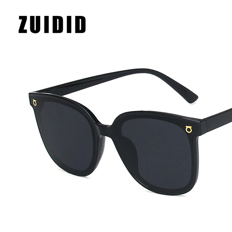 

New black square sunglasses women 2020 luxucy brand fashion retro big frame mirror sun glasses men UV400 shade oculos