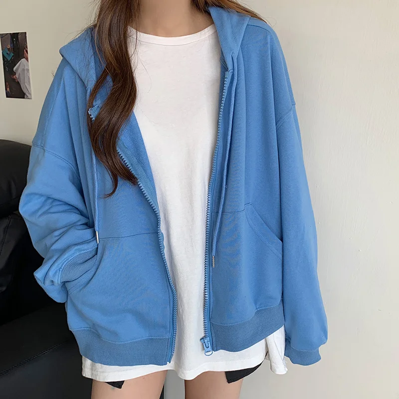 

Double Layer Cap Embroidery Thin Hoodie