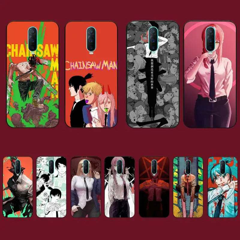 

Yinuoda Japan Cartoon Anime Chainsaw Man Phone Case for Vivo Y91C Y11 17 19 17 67 81 Oppo A9 2020 Realme c3