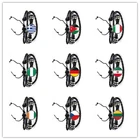 Национальный флаг стеклянный браслет из кабошона Греция, Иордания, Италия, Нигерия, Германия, Иран, Чешская Республика, Литва кожаный браслет для подарка