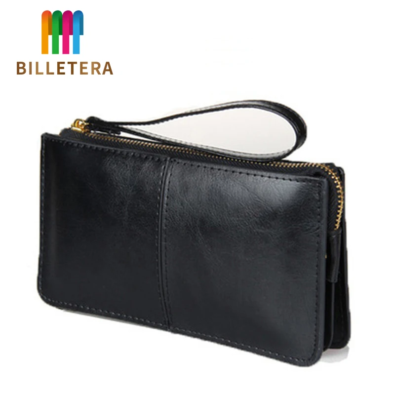 Новинка 2020 Женский кошелек из масляной вощеной кожи женские кошельки