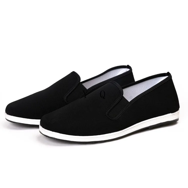 

Old Beijing cloth shoes pure black canvas shoes army single cloth shoes hotel work shoes men's shoes